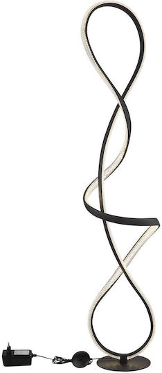 Globo Lighting LED Floor Lamp H132.5cm. Black
