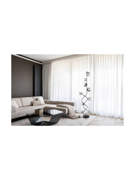 Globo Lighting Φωτιστικό Δαπέδου με Ντουί για Λαμπτήρα G9 Μαύρο