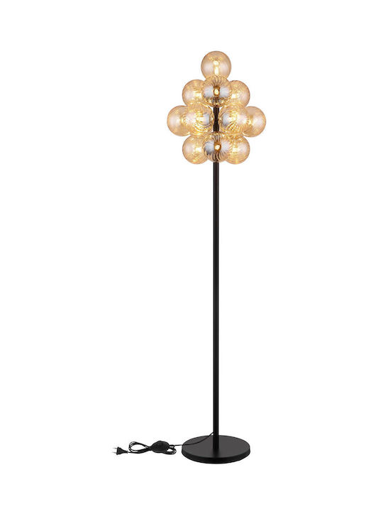 Globo Lighting Φωτιστικό Δαπέδου Υ160xΜ39.5εκ. με Ντουί για Λαμπτήρα G9 Μαύρο