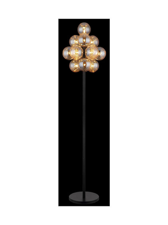 Globo Lighting Φωτιστικό Δαπέδου Υ160xΜ39.5εκ. με Ντουί για Λαμπτήρα G9 Μαύρο