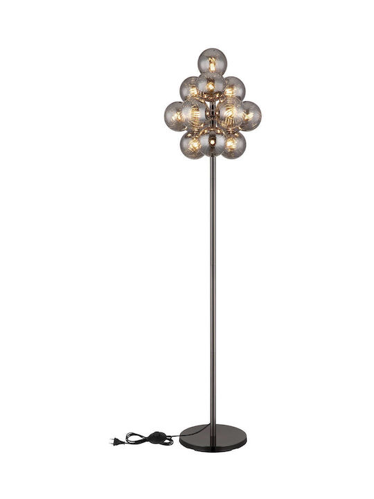 Globo Lighting Φωτιστικό Δαπέδου Υ160xΜ39.5εκ. με Ντουί για Λαμπτήρα G9 Μαύρο