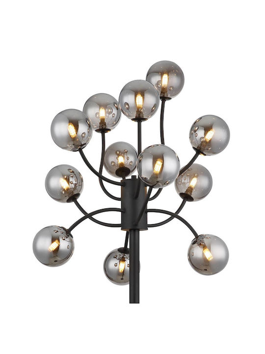 Globo Lighting Riha Φωτιστικό Δαπέδου Μαύρο