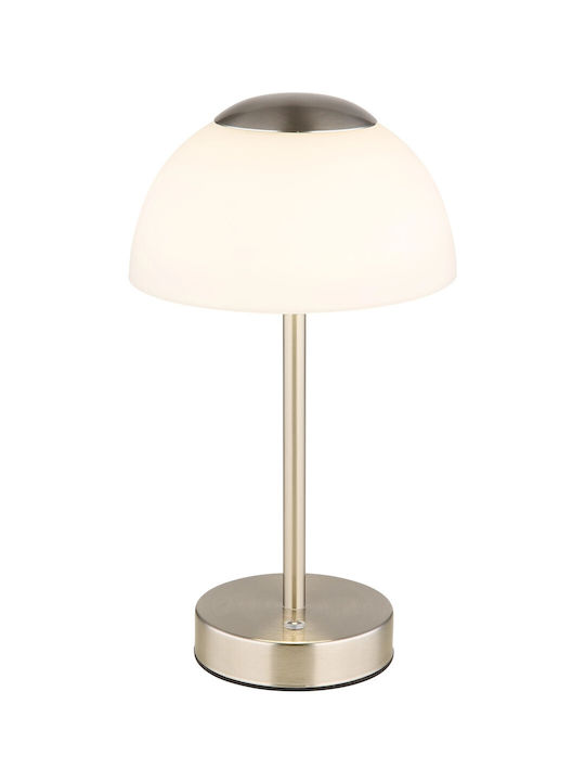 Globo Lighting Lampă de masă LED cu Abajur Argintiu și Bază