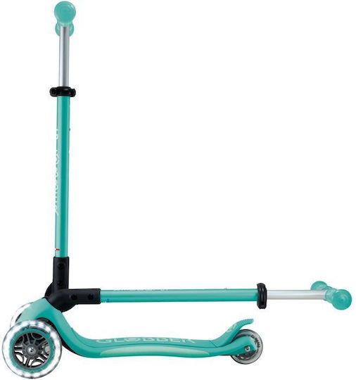 Globber Kids Scooter Foldable Elite 3-Wheel for 3+ Years Dark Mint