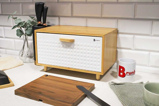 Brunbeste Ψωμιέρα με Καπάκι από Bamboo Μπεζ 35.5x20x21.5cm Brunbeste Ψωμιέρα με Καπάκι από Bamboo Μπεζ 35.5x20x21.5cm