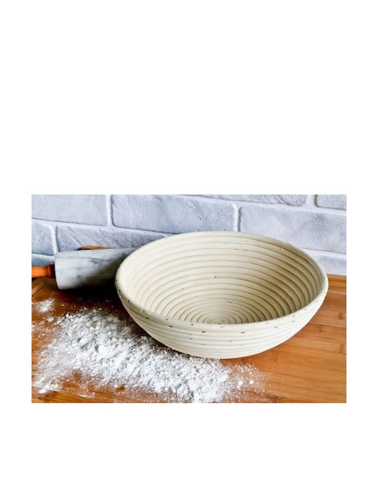Orion Ψωμιέρα από Rattan Μπεζ 21x21cm