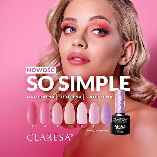 Claresa So Simple 5 Gel Nagellack 90 i odkryj 5g