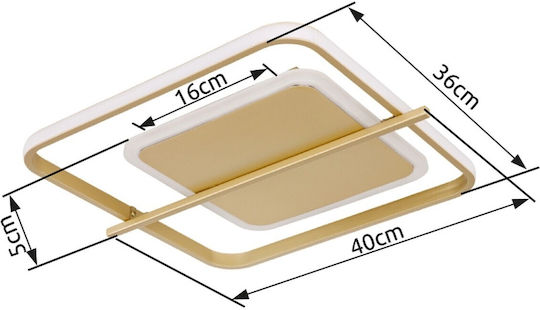 Globo Lighting În aer liber Panou LED Putere 36W