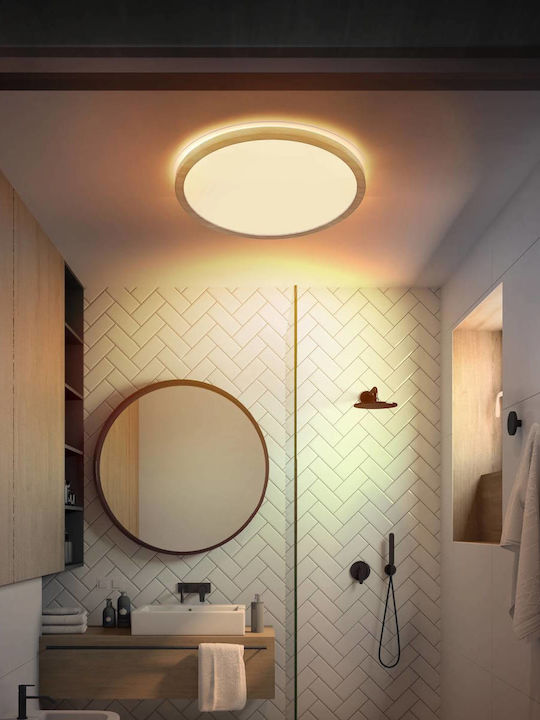 Globo Lighting Round Outdoor LED Panel 24W 42cm