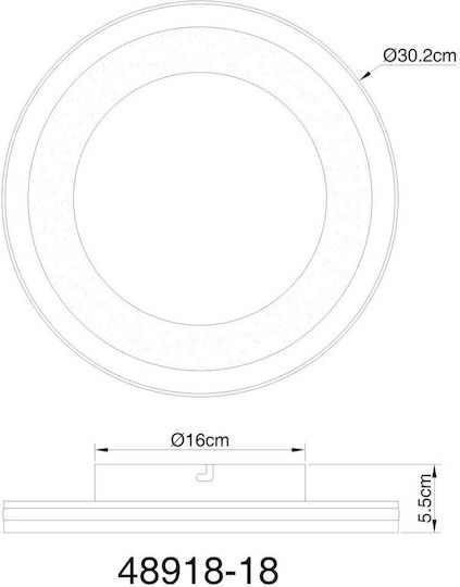 Globo Lighting На открито LED Панел 18W