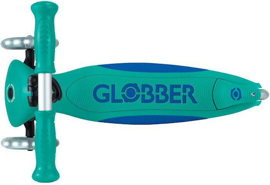 Globber Kids Scooter Foldable Elite 3-Wheel for 3+ Years Green