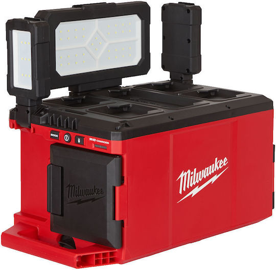 Milwaukee Battery Jobsite Light LED IP54 with Brightness up to 3000lm M18 POALC-0