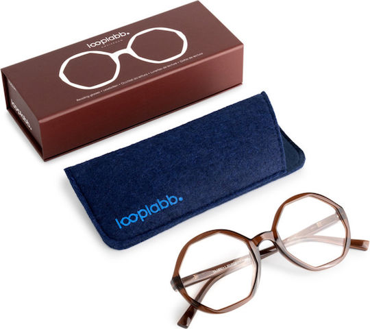Looplabb Очила за четене +1.50 в Кафяв цвят