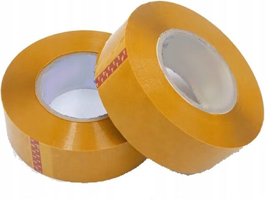 6x Yellow Packing Tape Rosfix 48 Mm X 50 Mm