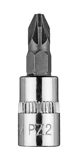 Neo Tools Walnut with Philips Head and Socket 1/4'' Pz2x37mm