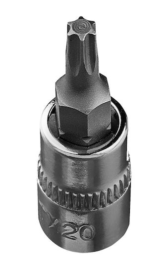 Neo Tools Cheie tubulară cu Vârf Torx și Patrat de Prindere 1/2'' 1buc
