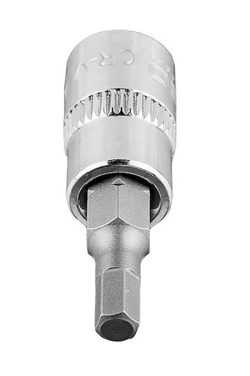 Neo Tools Cheie tubulară cu Vârf Allen și Patrat de Prindere 1/4'' Dimensiune H4x37mm 1buc