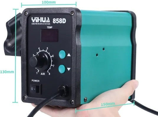 Tele 858D Σταθμός Κόλλησης Ρεύματος 700W με Ρύθμιση Θερμοκρασίας