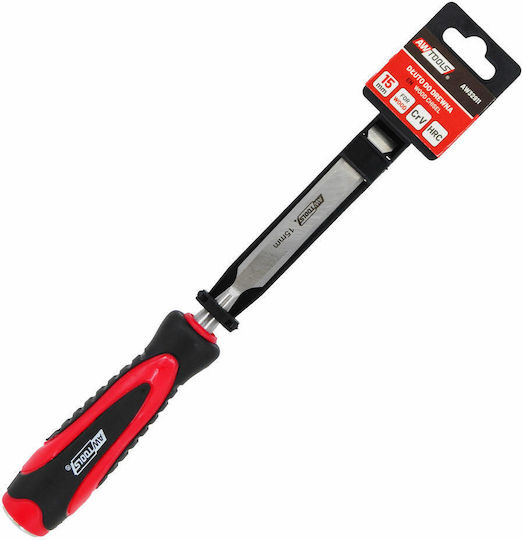 AWTools Σκαρπέλο Φάρδους 25mm με Πλαστική Λαβή