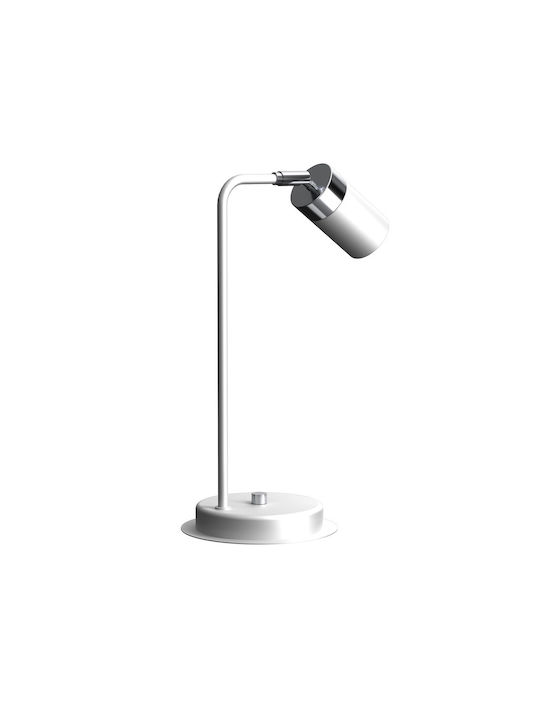 Eko Light Joker Φωτιστικό Γραφείου για Ντουί GU10 σε Ασημί Χρώμα