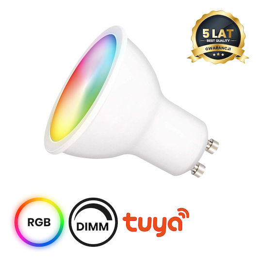 Eko Light Смарт крушка LED 5W за фасунга GU10 и форма A60 RGB 350лм Димируем