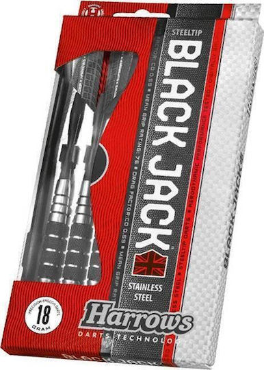 Steeltip Darts Harrows Black Jack 3x24gk