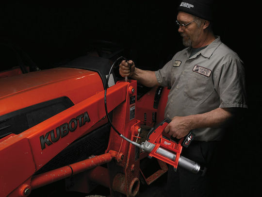 Milwaukee M12 GG-401B Комплект Електрически пистолет за смазка Батерия Литиева 12V 1x4Ах с калъф
