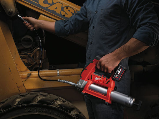 Milwaukee M12 GG-401B Комплект Електрически пистолет за смазка Батерия Литиева 12V 1x4Ах с калъф