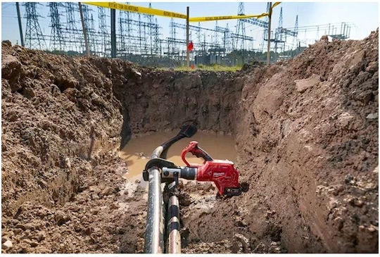 Milwaukee M18 HCC75R-502C Ηλεκτρικός Κόφτης Καλωδίων Μπαταρίας Λιθίου 18V 2x5Ah με Θήκη