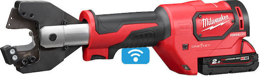 Milwaukee M18 ONEHCC-201C ACSR SET Κιτ Ηλεκτρικός Κόφτης Καλωδίων Μπαταρίας Λιθίου 18V 1x2Ah με Θήκη