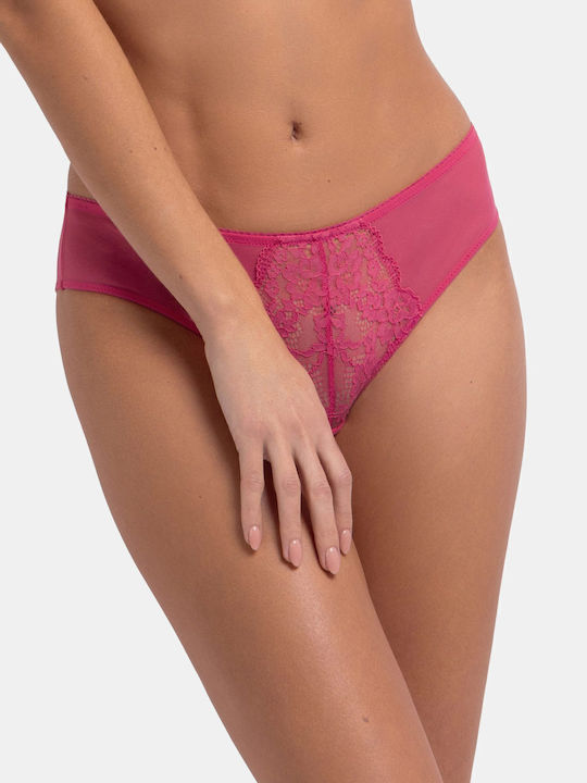 Γυναικεία Slip 2Pack με Δαντέλα Rose/beige