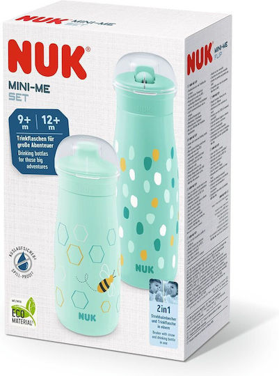 Nuk Εκπαιδευτικό Μπιμπερό Πλαστικό Πράσινο για 9m+ 300ml