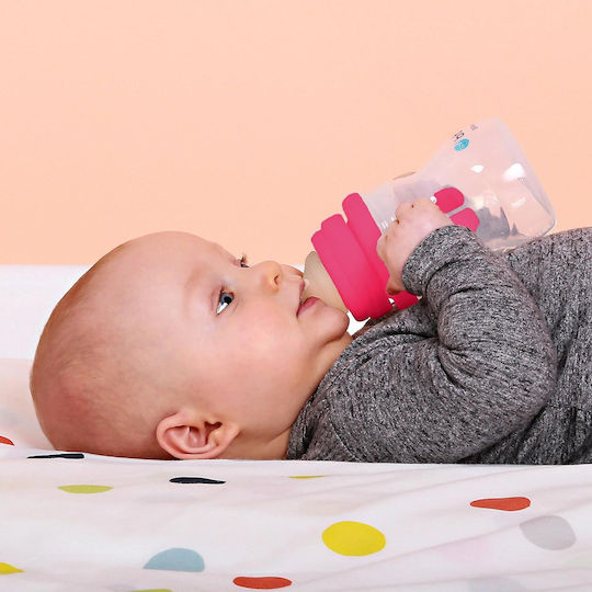 B.Box Lern-Trinkflasche Kunststoff mit Griffen Rosa für 4m+m+ 240ml