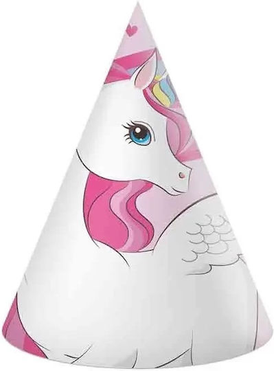 Procos Pălării de petrecere Unicorni 6buc Unicorn Curcubeu
