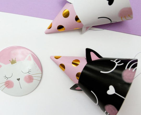GoDan Party Hats Party Hat 6 pieces Kitten 6pcs
