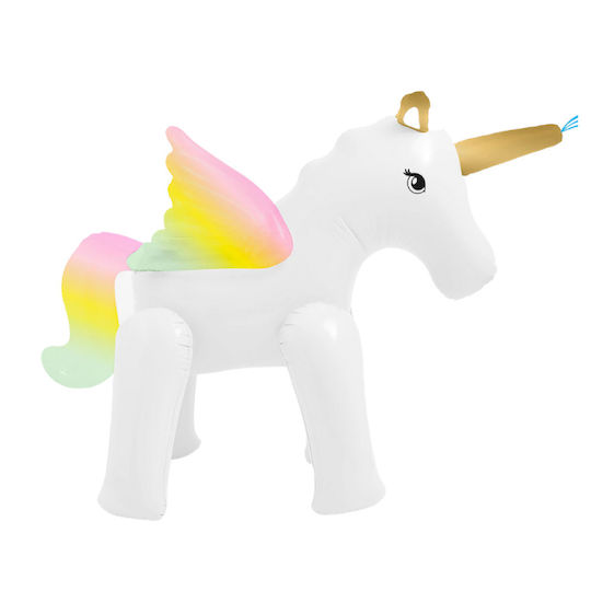 Sunnylife Giant Sprinkler Unicorn Надуваема Играчка за Басейн 150x80x200cm
