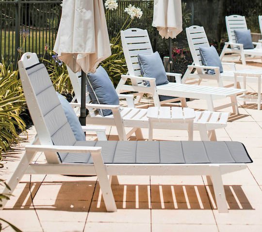 AIO Factory Sonnenbank-Kissen Grau 60x190cm AIO Factory Sonnenbank-Kissen Grau 60x190cm