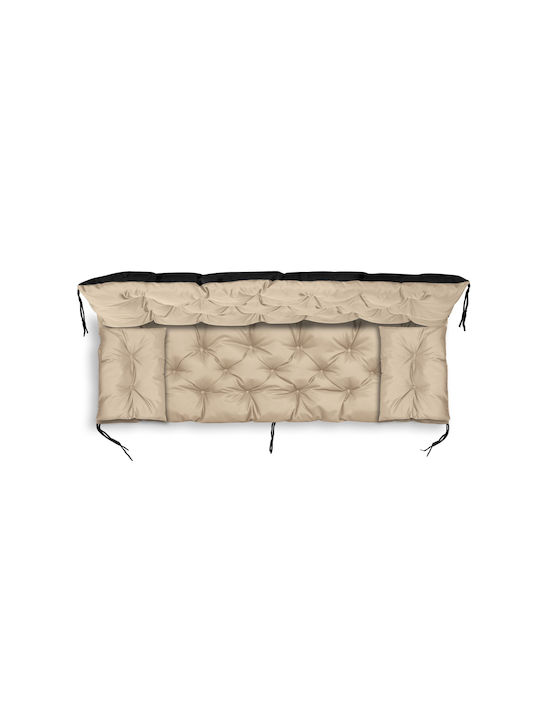AIO Factory Wasserdichtes Gartenstuhlkissen mit Rückenlehne Beiges 60x120cm
