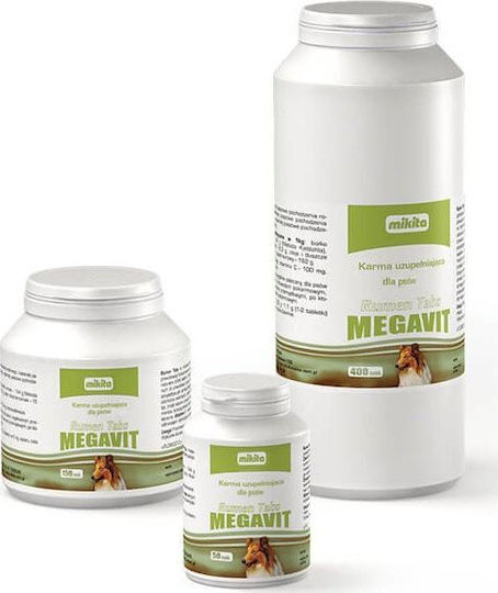 Mikita Multivitamins for Dogs and Cats in Tablets for Gastrointestinal Disorders