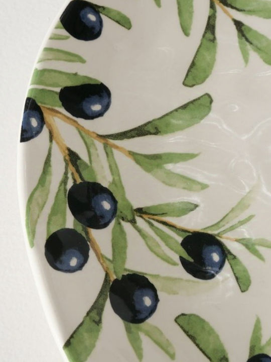 Boltze Platou de Servire Oval din Porțelan Albă 39x31buc 1buc