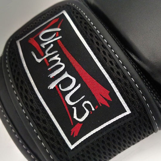Olympus Sport Beginner Mănuși de Box din Piele Sintetică pentru Competiție Roșii