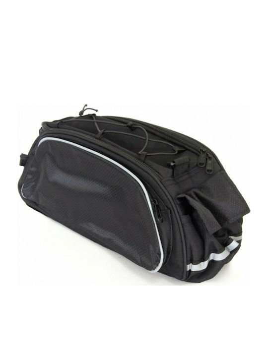 00100279 Gepäckträgertasche 40x16x17 cm Schwarz