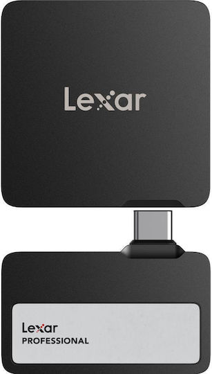 Lexar Professional Go Portable 2.0TB USB 2.0 SSD Stick Μαύρο