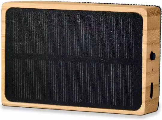 Mikamax Bamboo Bluetooth-Lautsprecher 3W mit Akkulaufzeit bis zu 3 Stunden Beige