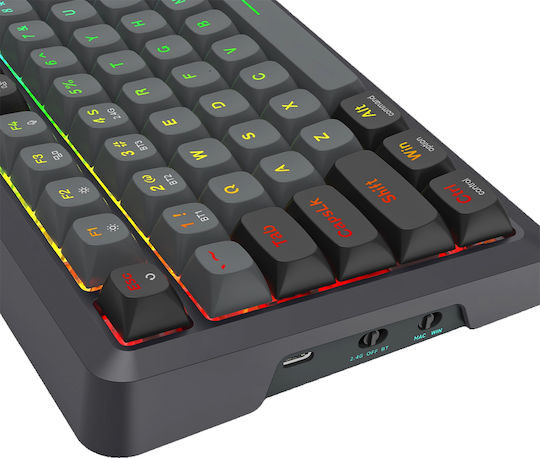 Redragon K688GB PRO Drahtlos Gaming Mechanische Tastatur mit RGB-Beleuchtung (Englisch US)