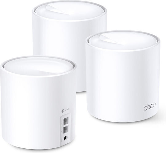 TP-LINK Deco X20 v3 WiFi Mesh Network Access Point Wi‑Fi 6 Dual Band (2.4 & 5GHz) in Triple KIt