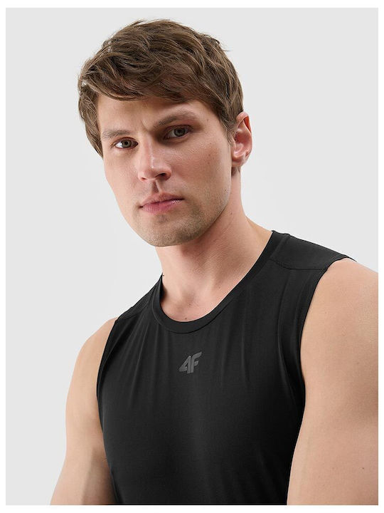 Functional Dri-Fit Αθλητική Μπλούζα Μαύρη