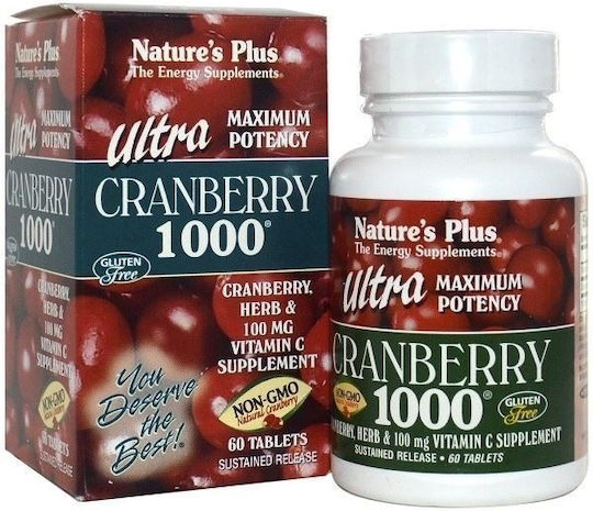 Nature's Plus Ultra Cranberry 120 ταμπλέτες