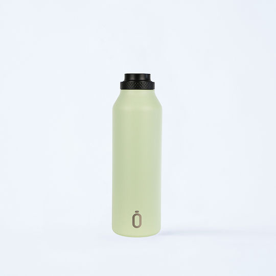 Runbott Runbott Thermosflasche Rostfreier Stahl BPA-frei 600ml Melone