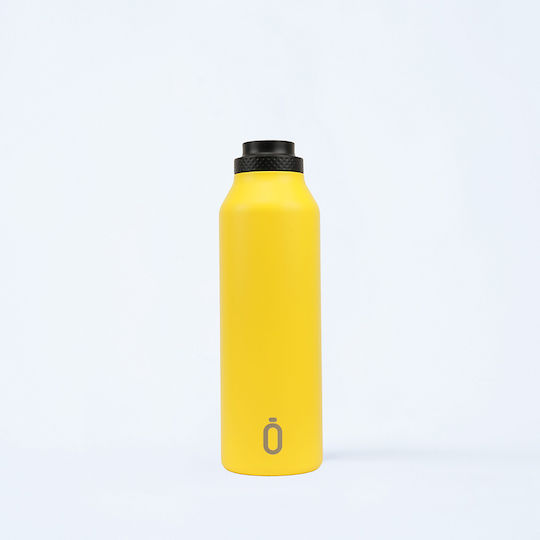 Runbott Sticlă Termos Oțel Inoxidabil Fără BPA 600ml Galben